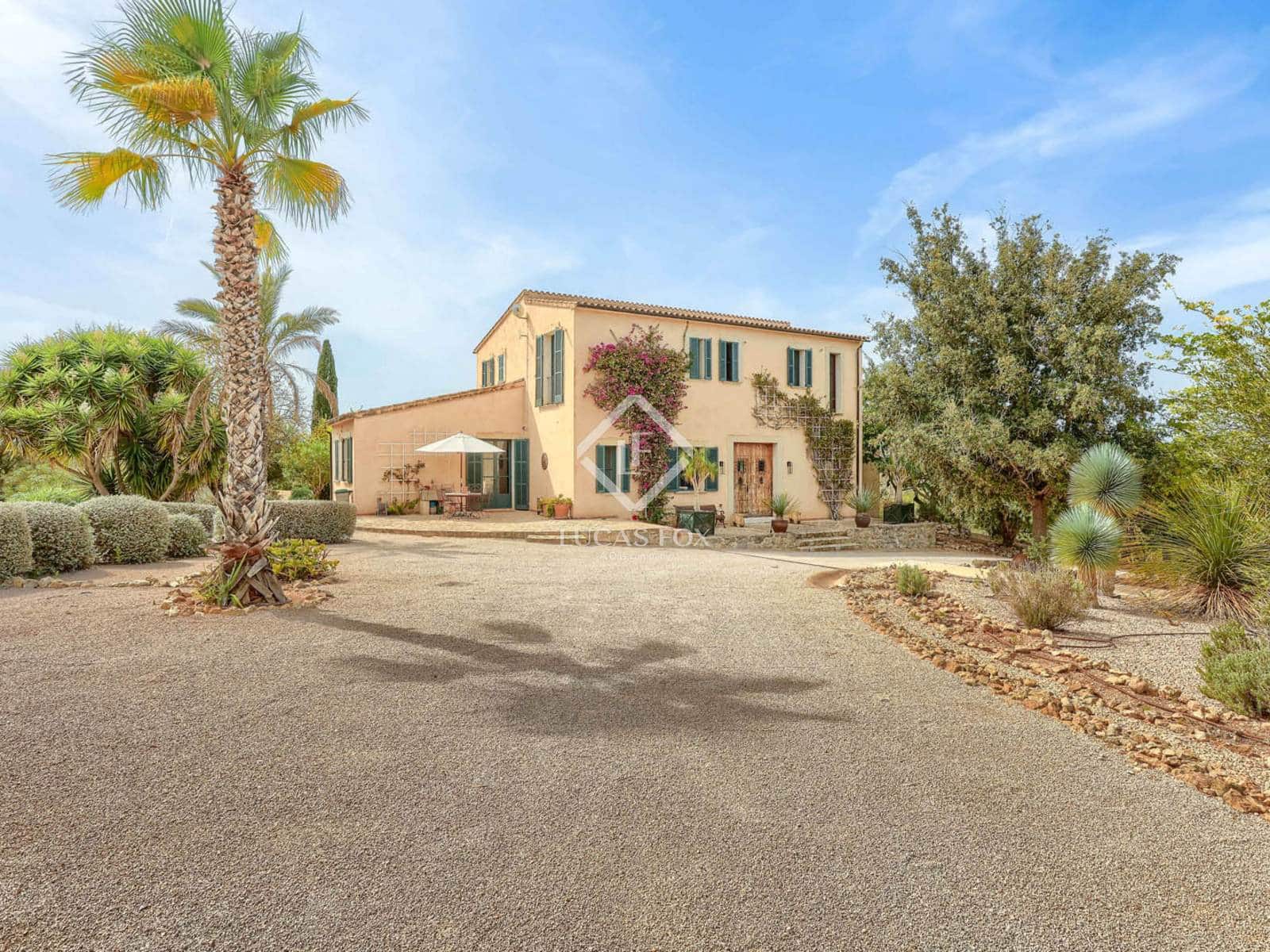 7 chambre Finca/Maison de Campagne à vendre à Montuiri avec piscine garage - 4 940 000 € (Ref: 9237840)