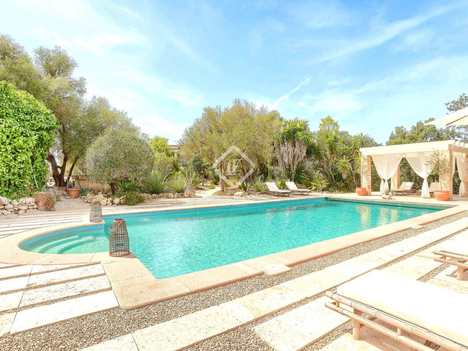 7 chambre Finca/Maison de Campagne à vendre à Montuiri avec piscine garage - 4 940 000 € (Ref: 9237840)