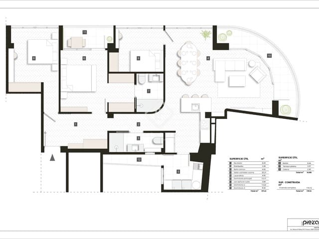 3 bedroom Apartment for sale in Alicante / Alacant city - € 699,900 (Ref: 9255786)