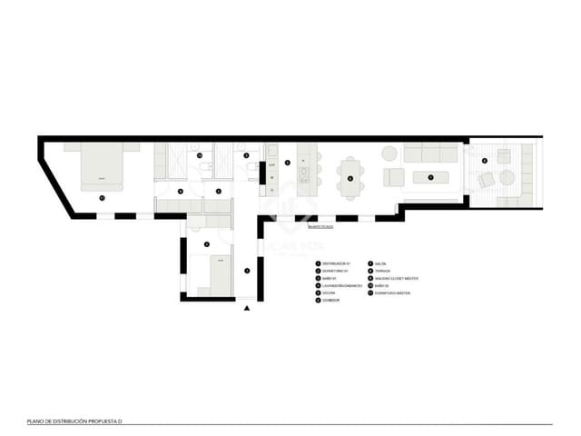 3 sypialnia Penthouse na sprzedaż w Goya, Miasto Madryt - 1 350 000 € (Ref: 9256205)