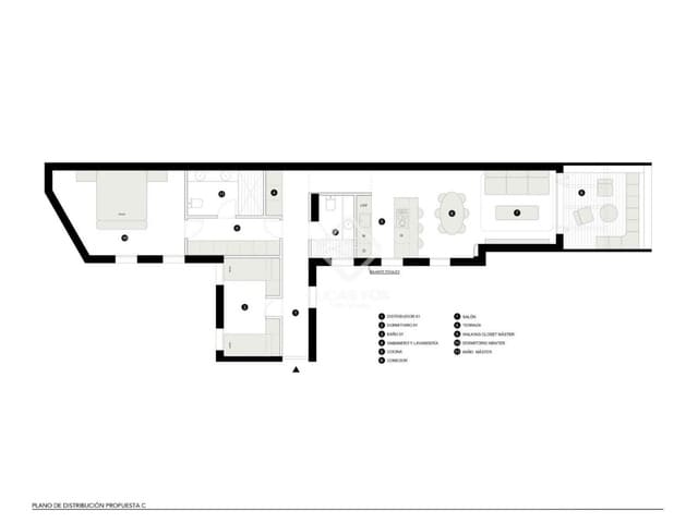 3 sypialnia Penthouse na sprzedaż w Goya, Miasto Madryt - 1 350 000 € (Ref: 9256205)