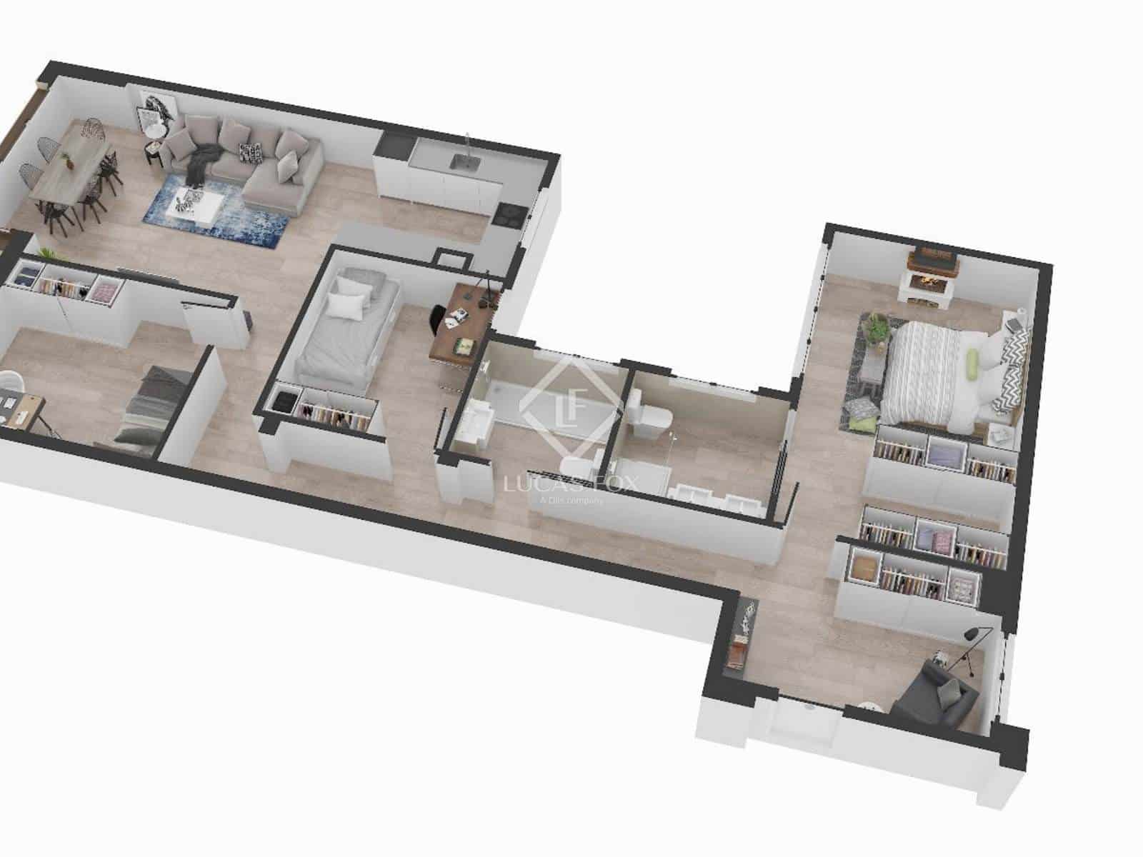 3 slaapkamer Appartement te koop in Donostia-San Sebastian met garage - € 775.000 (Ref: 9263375)