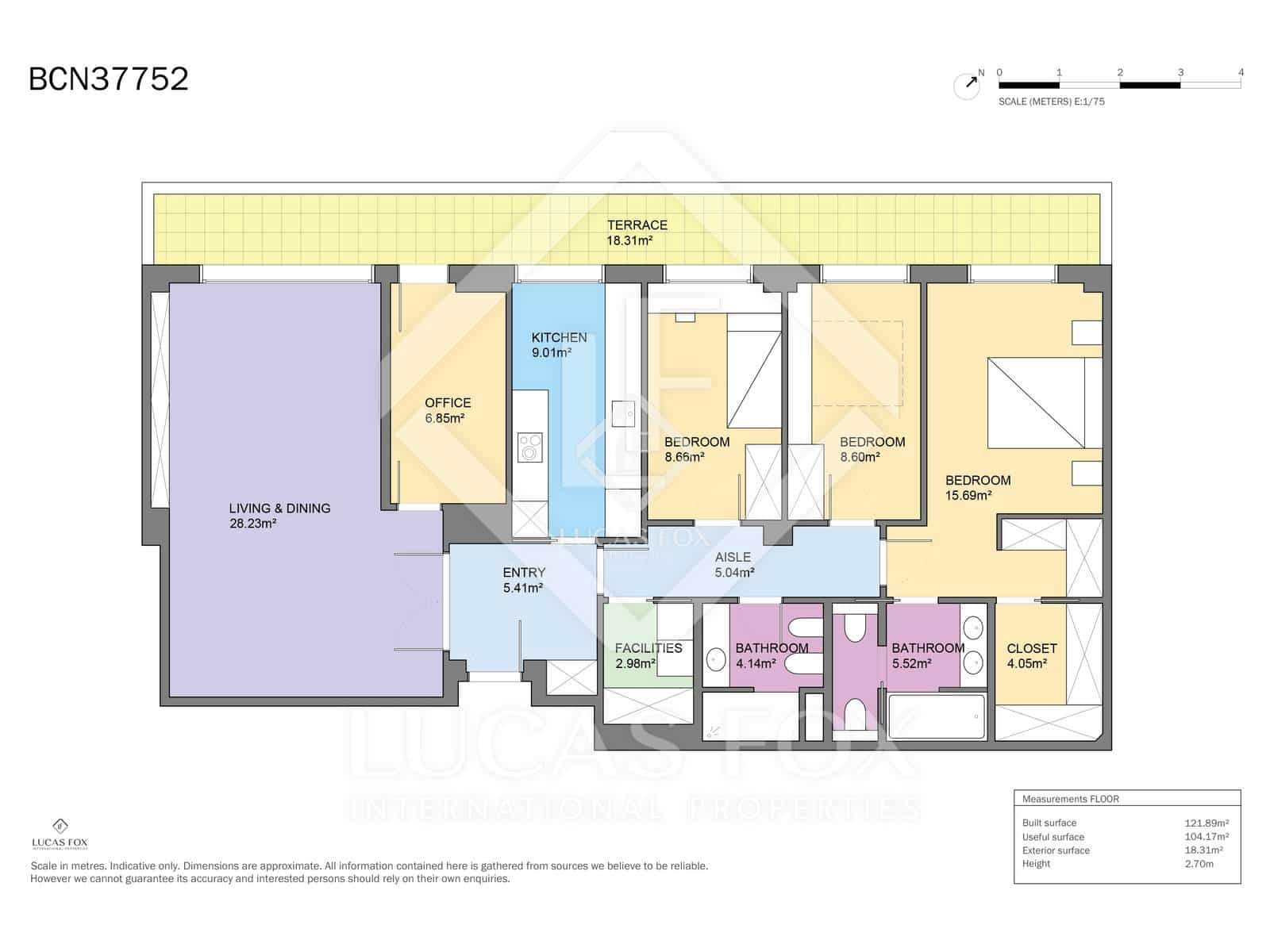 4 Zimmer Apartment zu verkaufen in Barcelona Stadt mit Garage - 1.650.000 € (Ref: 9263824)