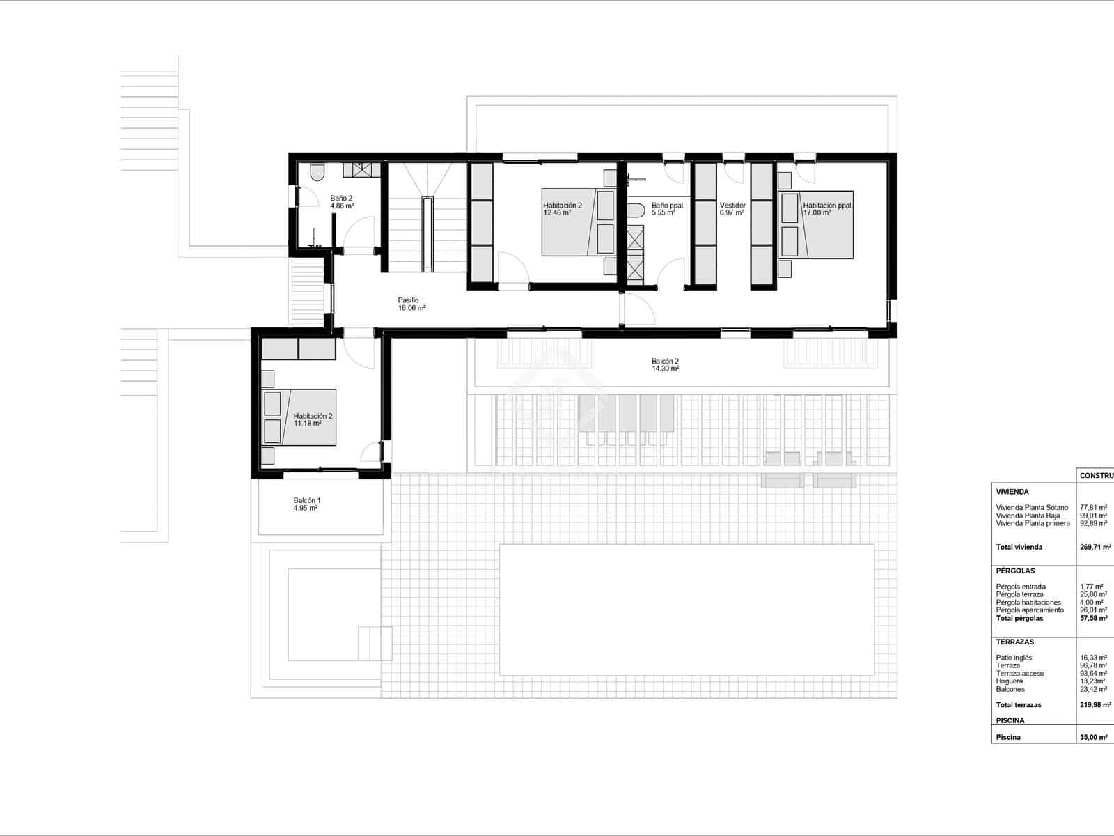 4 makuuhuone Huvila myytävänä paikassa Javea / Xabia mukana uima-altaan 
autotalli - 990 000 € (Ref: 9271726)