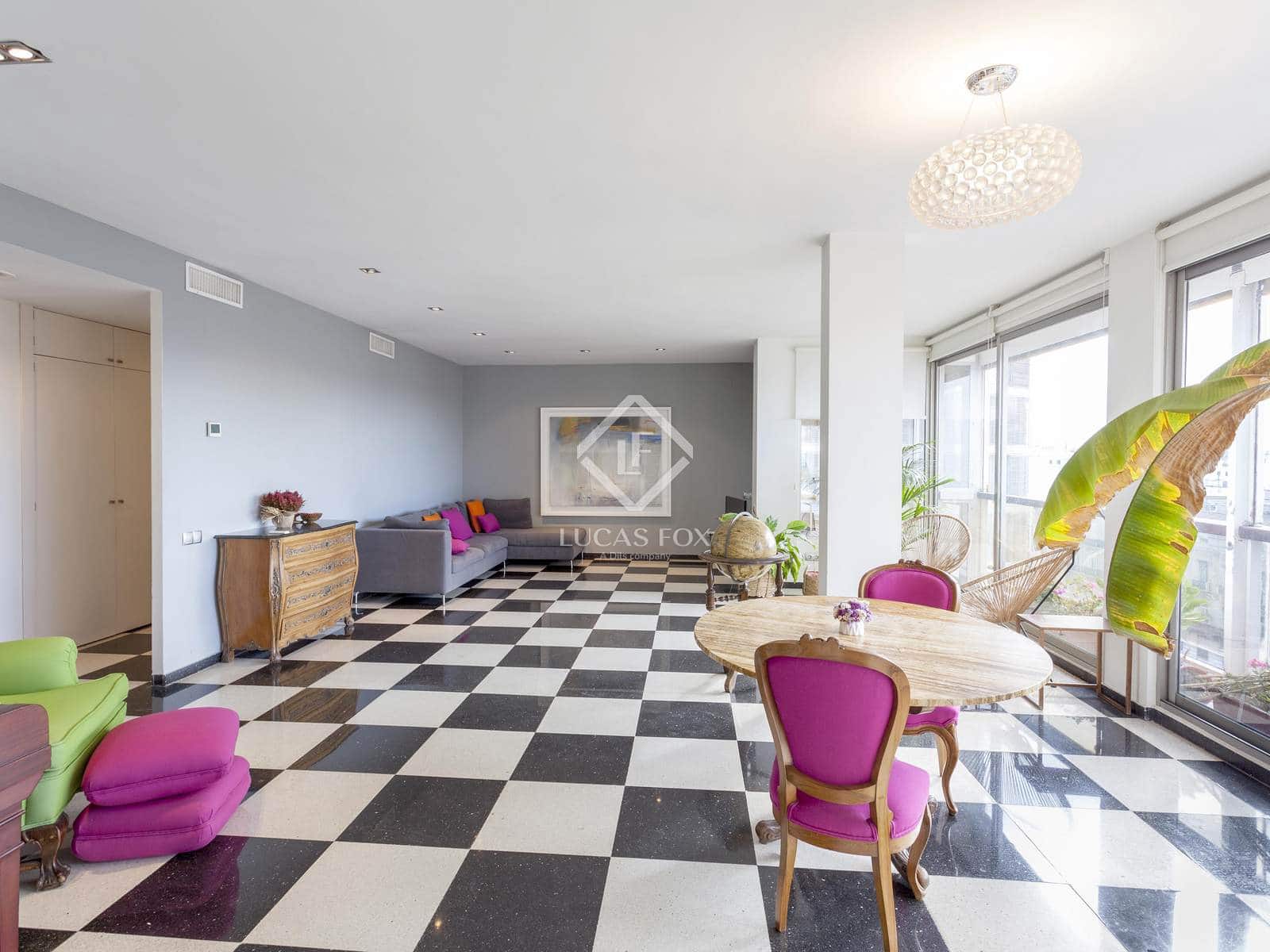 5 soveværelse Lejlighed til leje i Valencia by med garage - € 3.500 (Ref: 9271805)