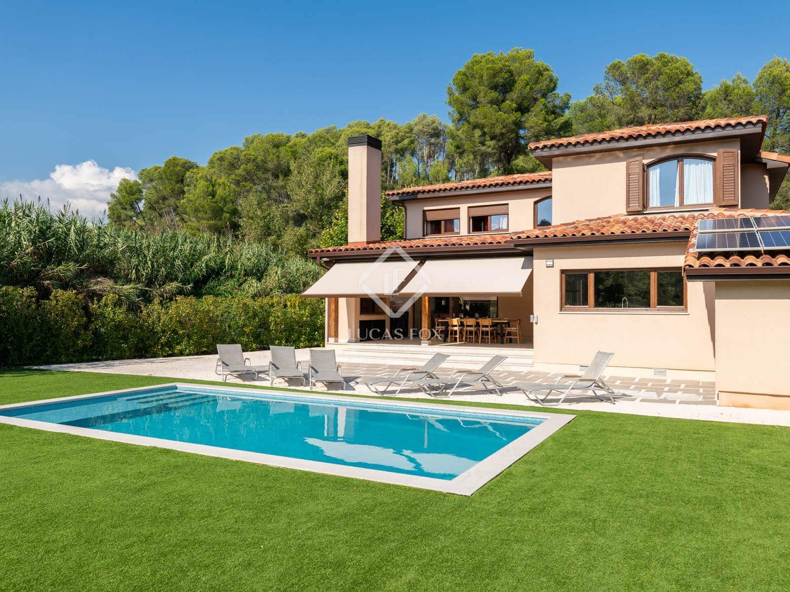 5 sypialnia Willa na sprzedaż w Sant Cugat del Valles z basenem - 2 350 000 € (Ref: 9279742)