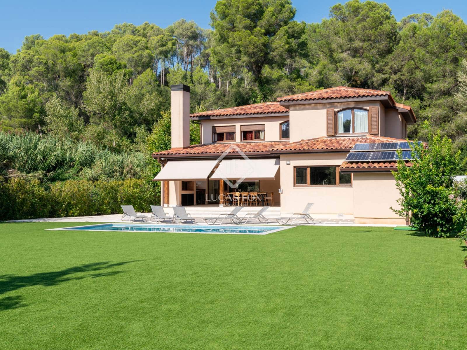 5 sypialnia Willa na sprzedaż w Sant Cugat del Valles z basenem - 2 350 000 € (Ref: 9279742)