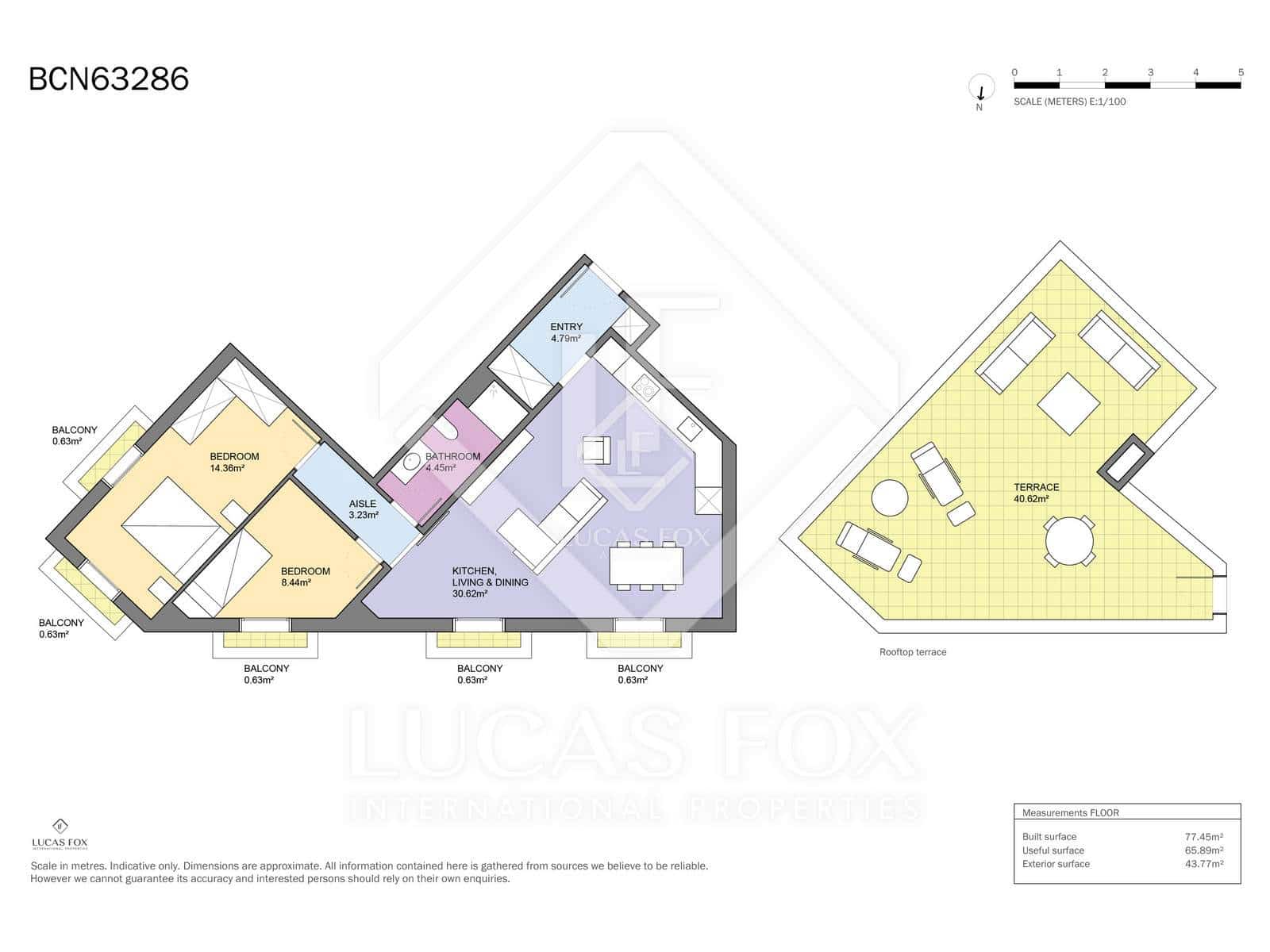 2 sovrum Lägenhet till salu i Barcelona stad - 650 000 € (Ref: 9283511)