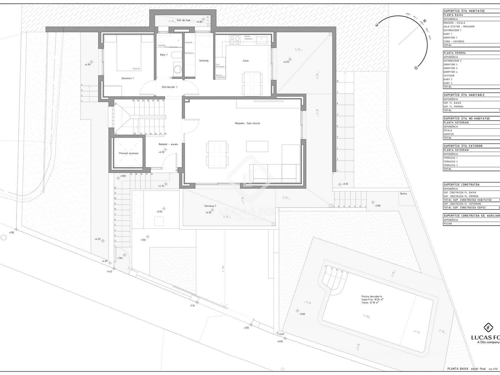 4 sypialnia Willa na sprzedaż w Segur de Calafell z basenem garażem - 455 000 € (Ref: 9283935)