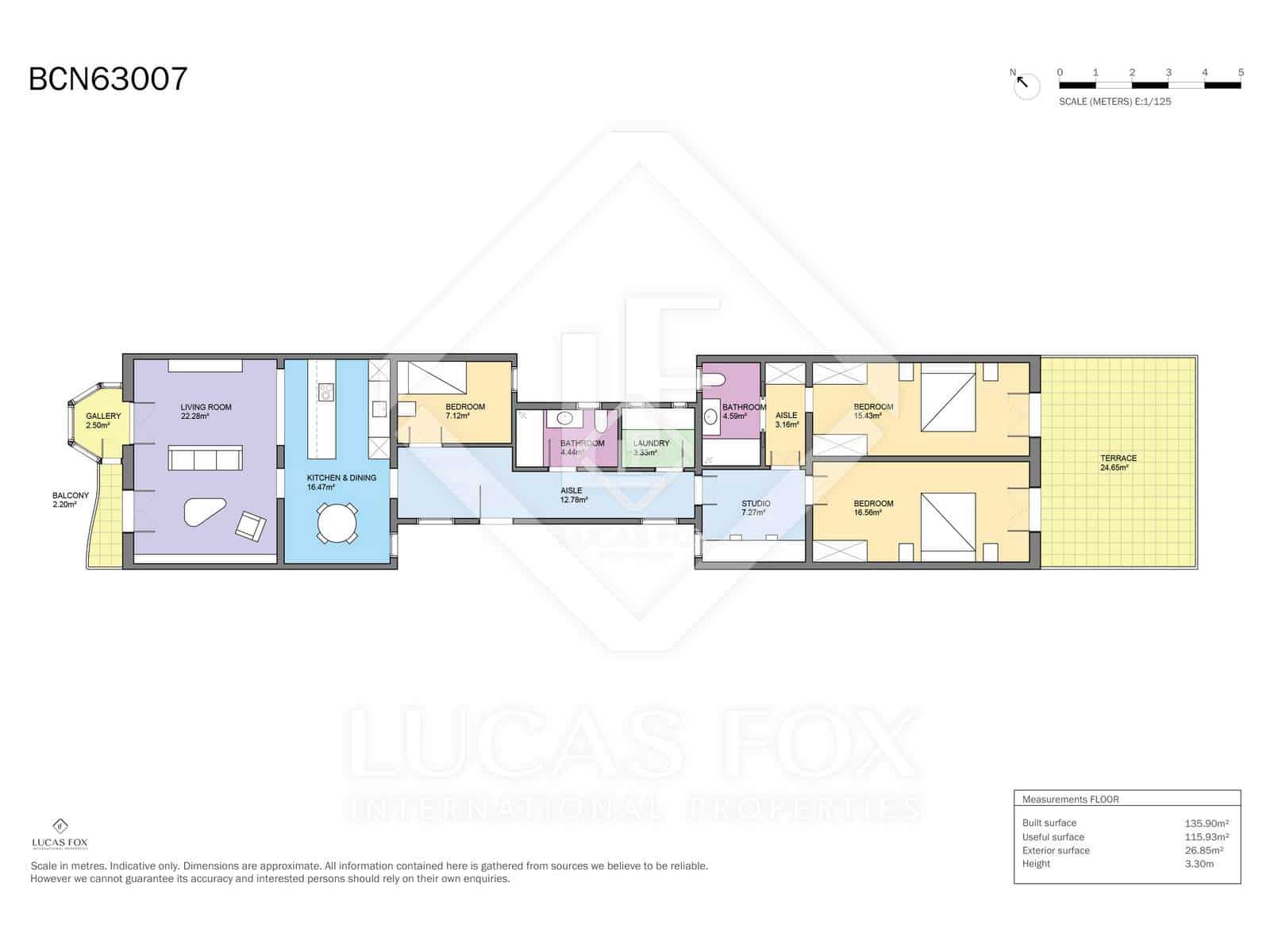 3 slaapkamer Appartement te koop in Barcelona stad - € 1.390.000 (Ref: 9293926)