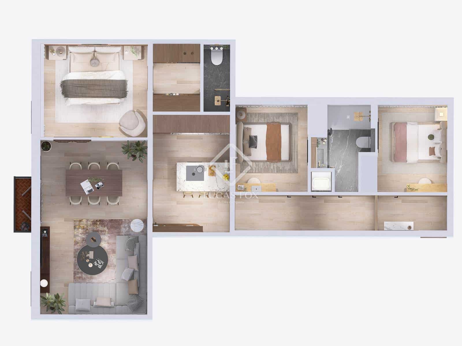 3 soverom Leilighet til salgs i Barcelona by - € 880 000 (Ref: 9301319)