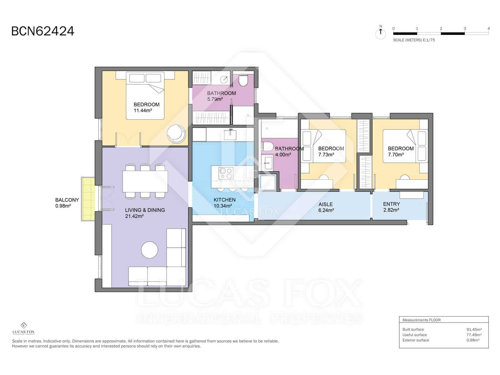 3 soverom Leilighet til salgs i Barcelona by - € 880 000 (Ref: 9301319)