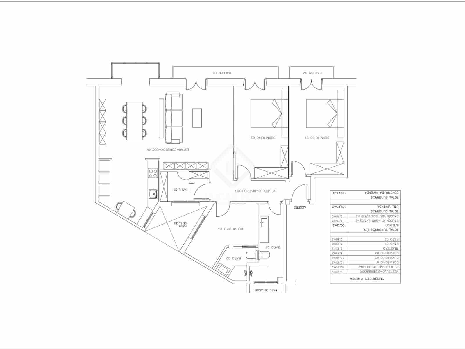 3 sovrum Lägenhet till salu i Donostia-San Sebastian - 1 195 000 € (Ref: 9307242)