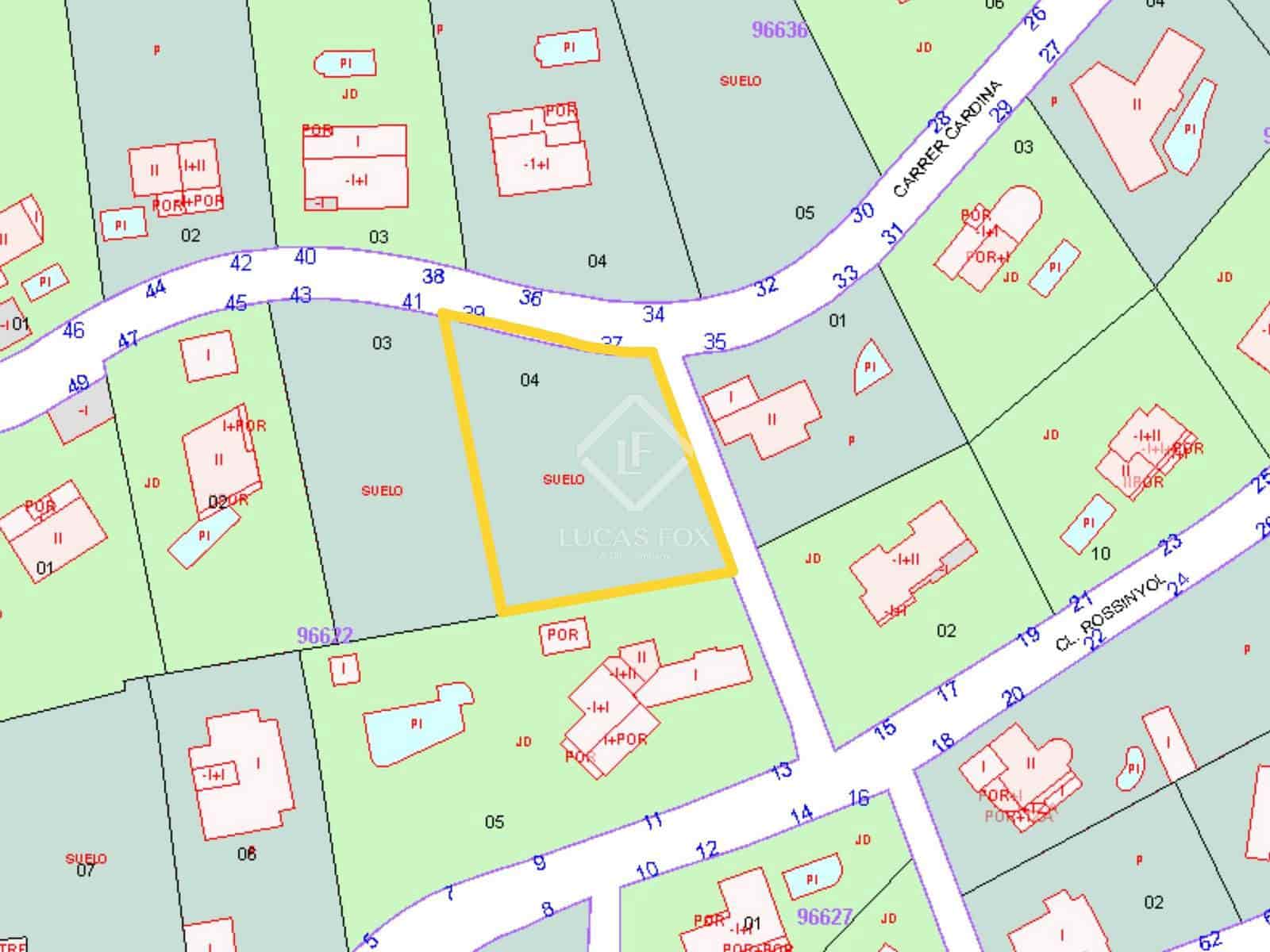 Tomt till salu i Sant Feliu de Guixols - 239 000 € (Ref: 9311918)