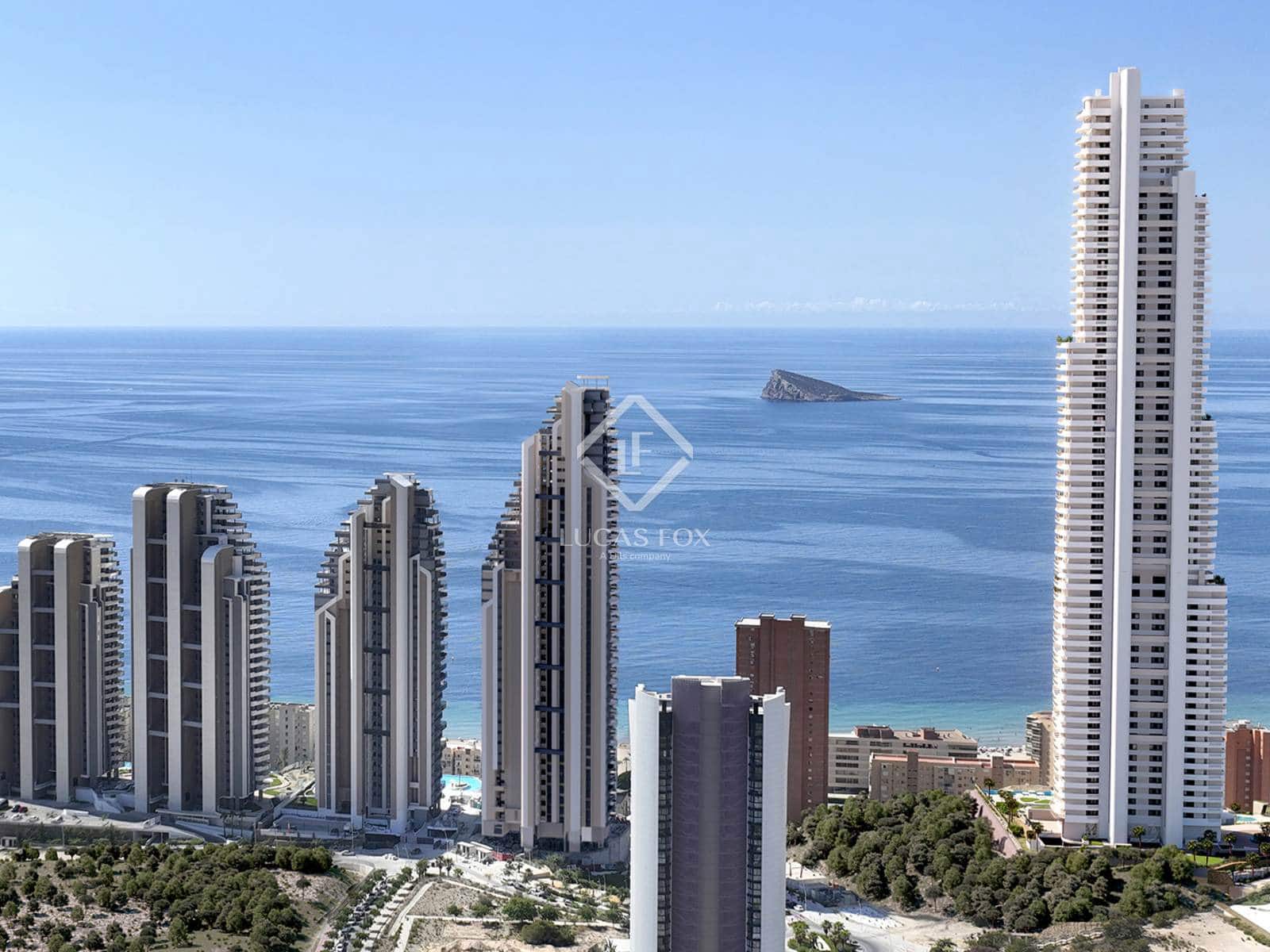 1 soveværelse Lejlighed til salg i Benidorm med swimmingpool garage - € 525.000 (Ref: 9314279)