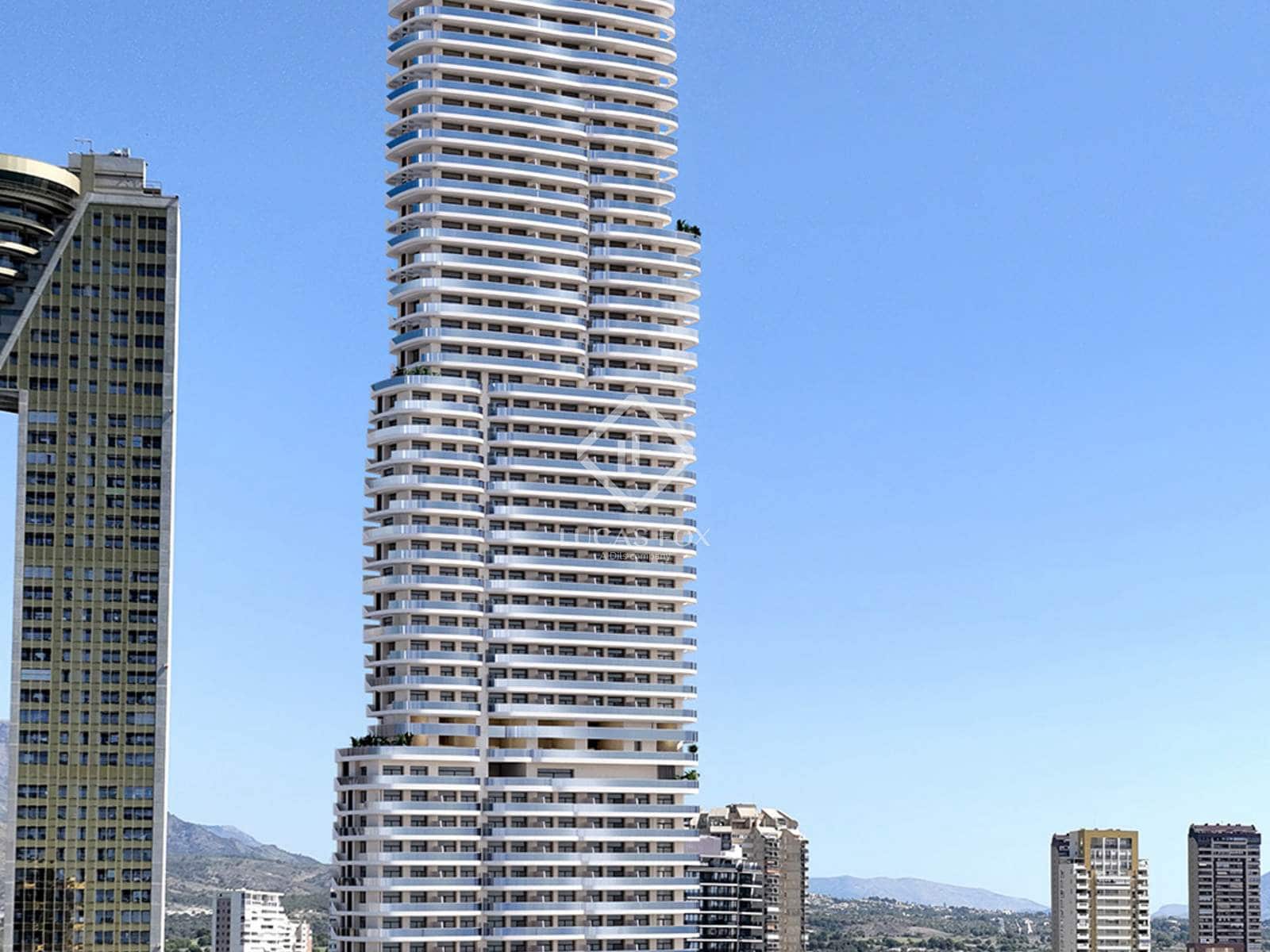 1 soveværelse Lejlighed til salg i Benidorm med swimmingpool garage - € 525.000 (Ref: 9314279)