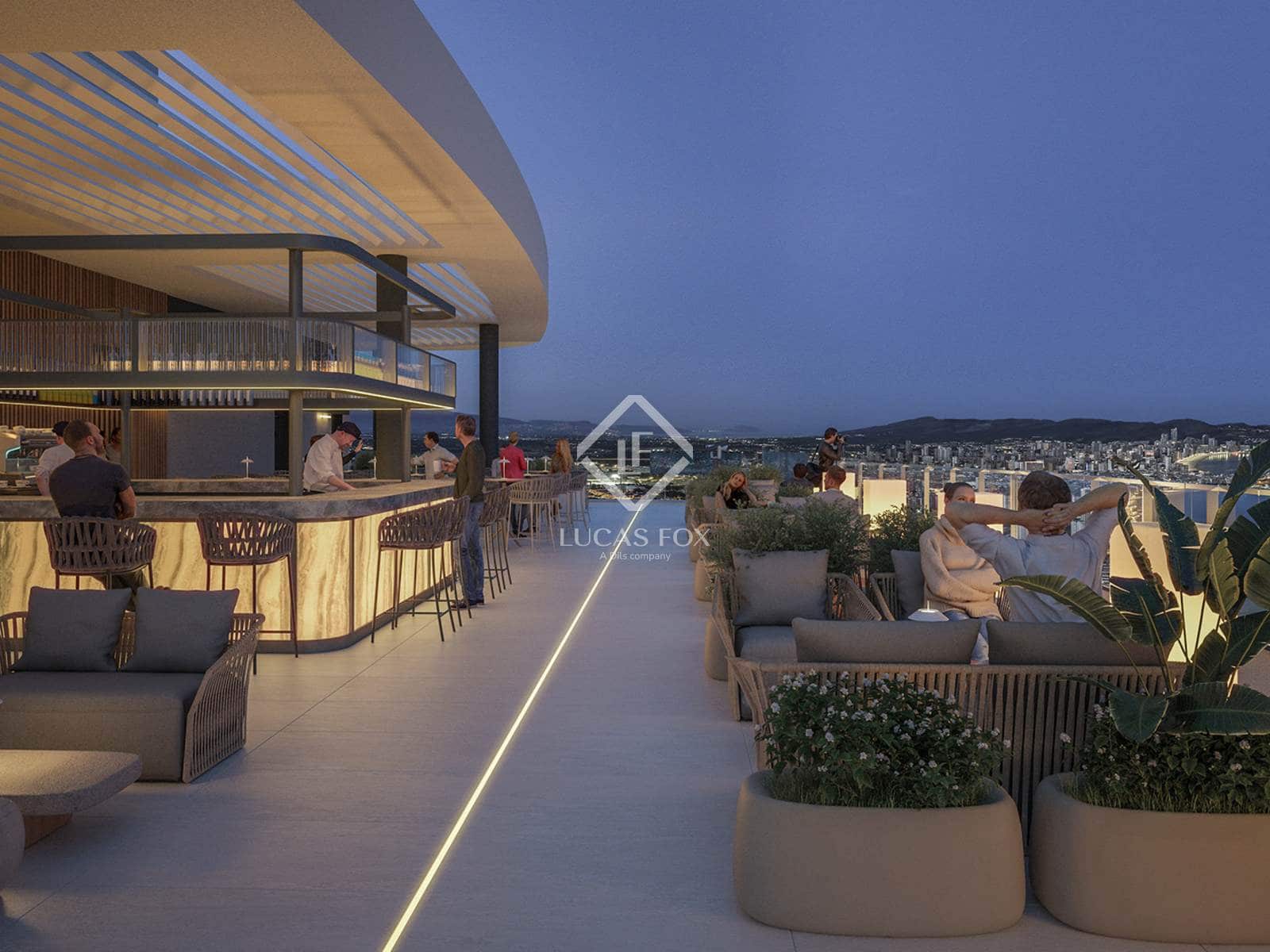 1 soveværelse Lejlighed til salg i Benidorm med swimmingpool garage - € 525.000 (Ref: 9314279)