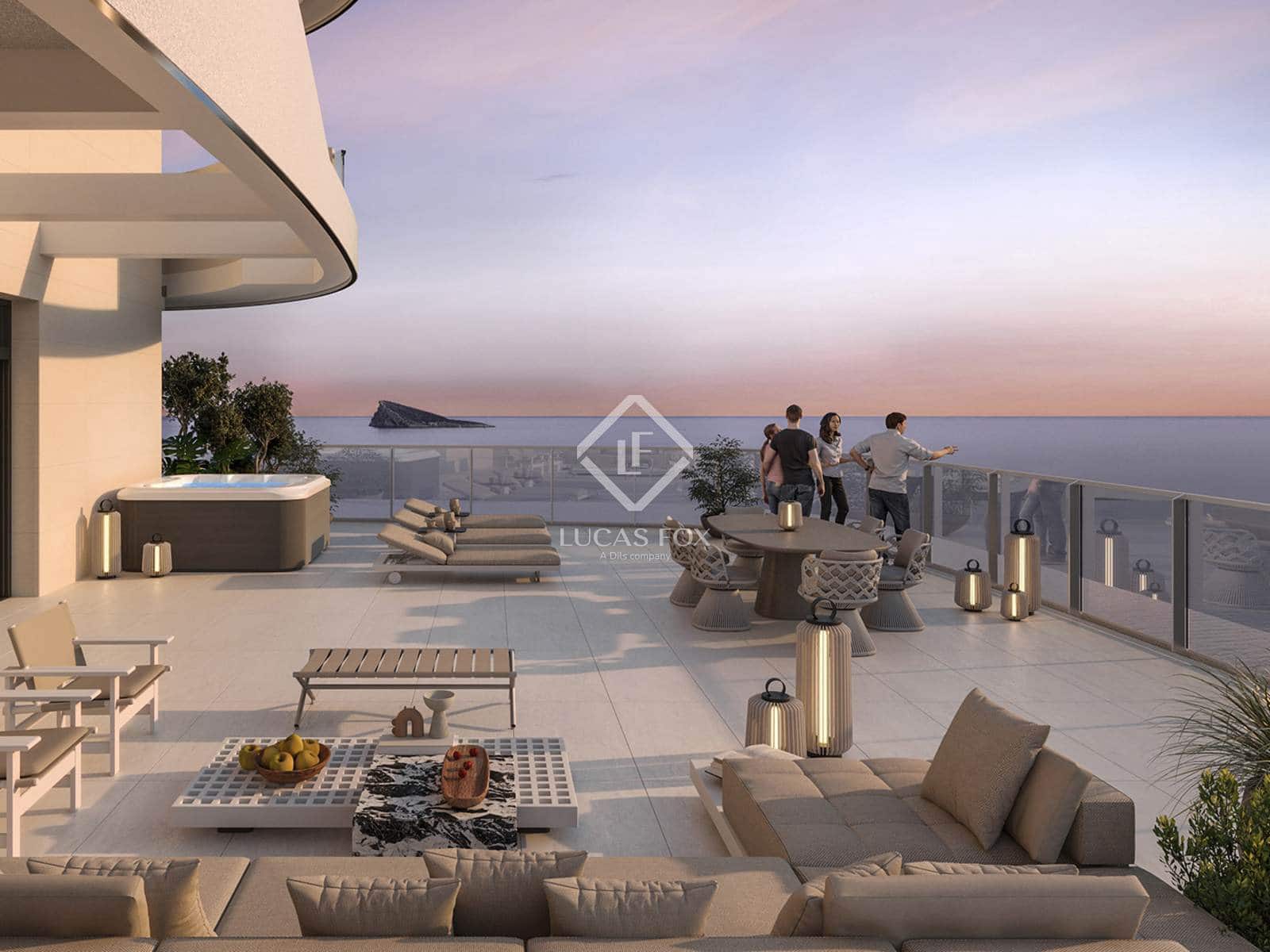 1 soveværelse Lejlighed til salg i Benidorm med swimmingpool garage - € 525.000 (Ref: 9314279)