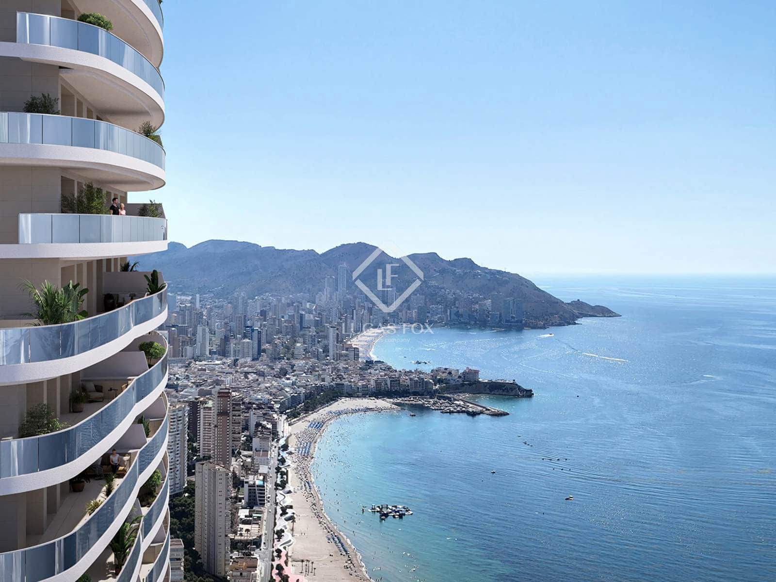 1 soveværelse Lejlighed til salg i Benidorm med swimmingpool garage - € 525.000 (Ref: 9314279)