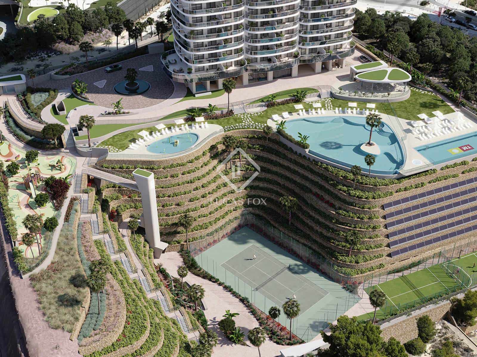 1 soveværelse Lejlighed til salg i Benidorm med swimmingpool garage - € 525.000 (Ref: 9314279)