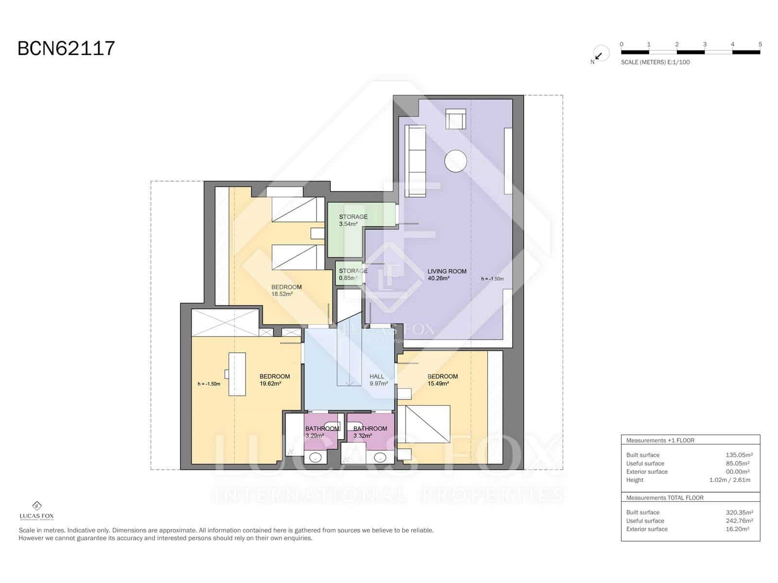 6 sovrum Takvåning till salu i Barcelona stad med garage - 1 875 000 € (Ref: 9315214)