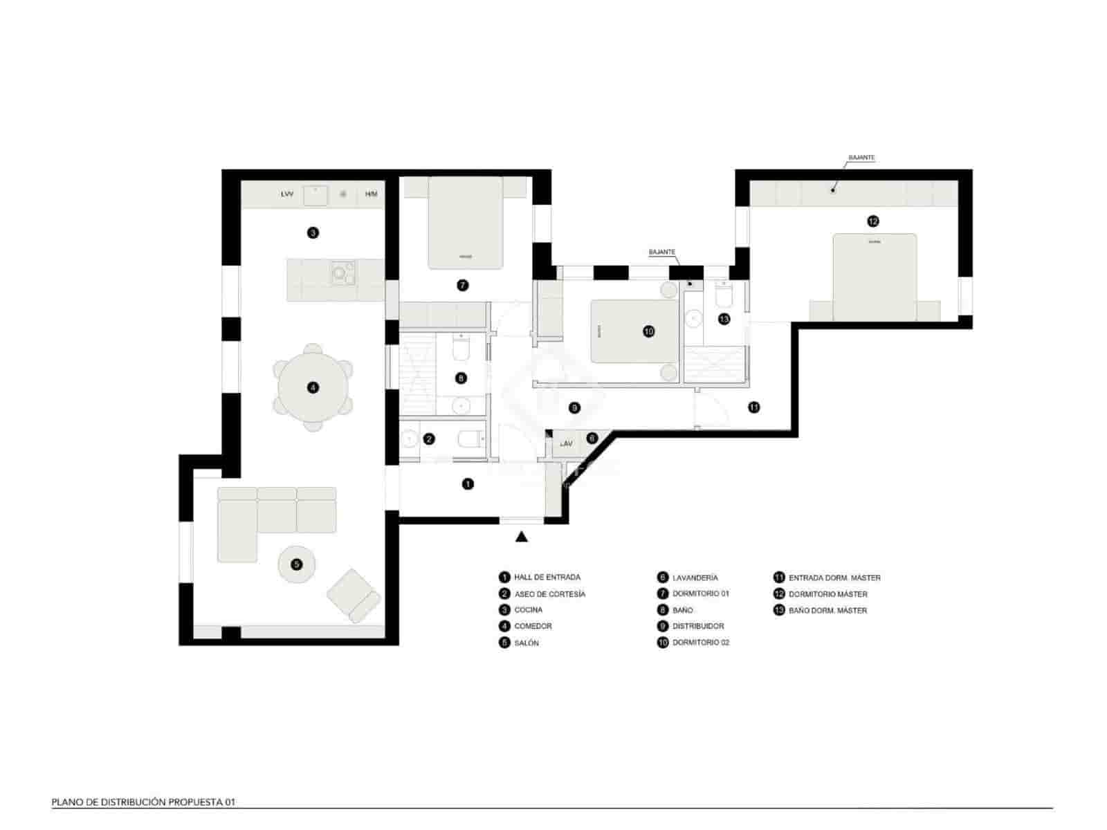 3 sovrum Lägenhet till salu i Madrid stad - 1 495 000 € (Ref: 9325619)