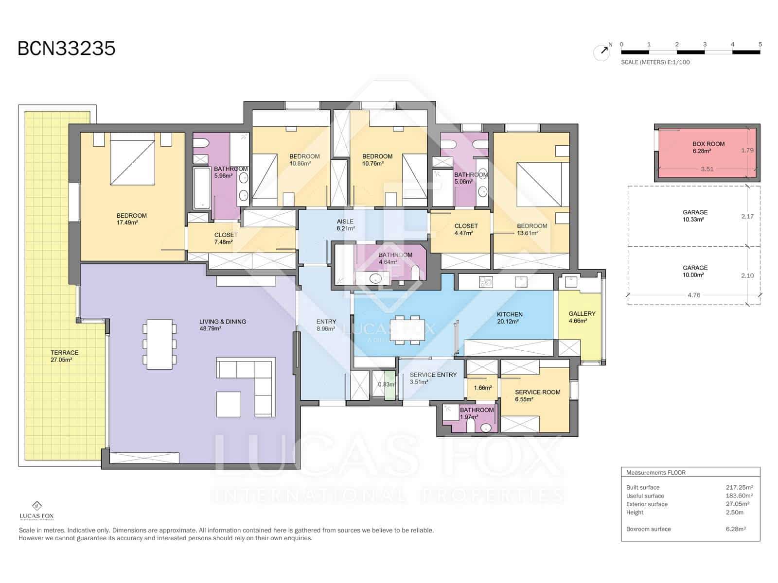 5 camera da letto Appartamento in vendita in Barcelona citta con garage - 1.900.000 € (Rif: 9329751)