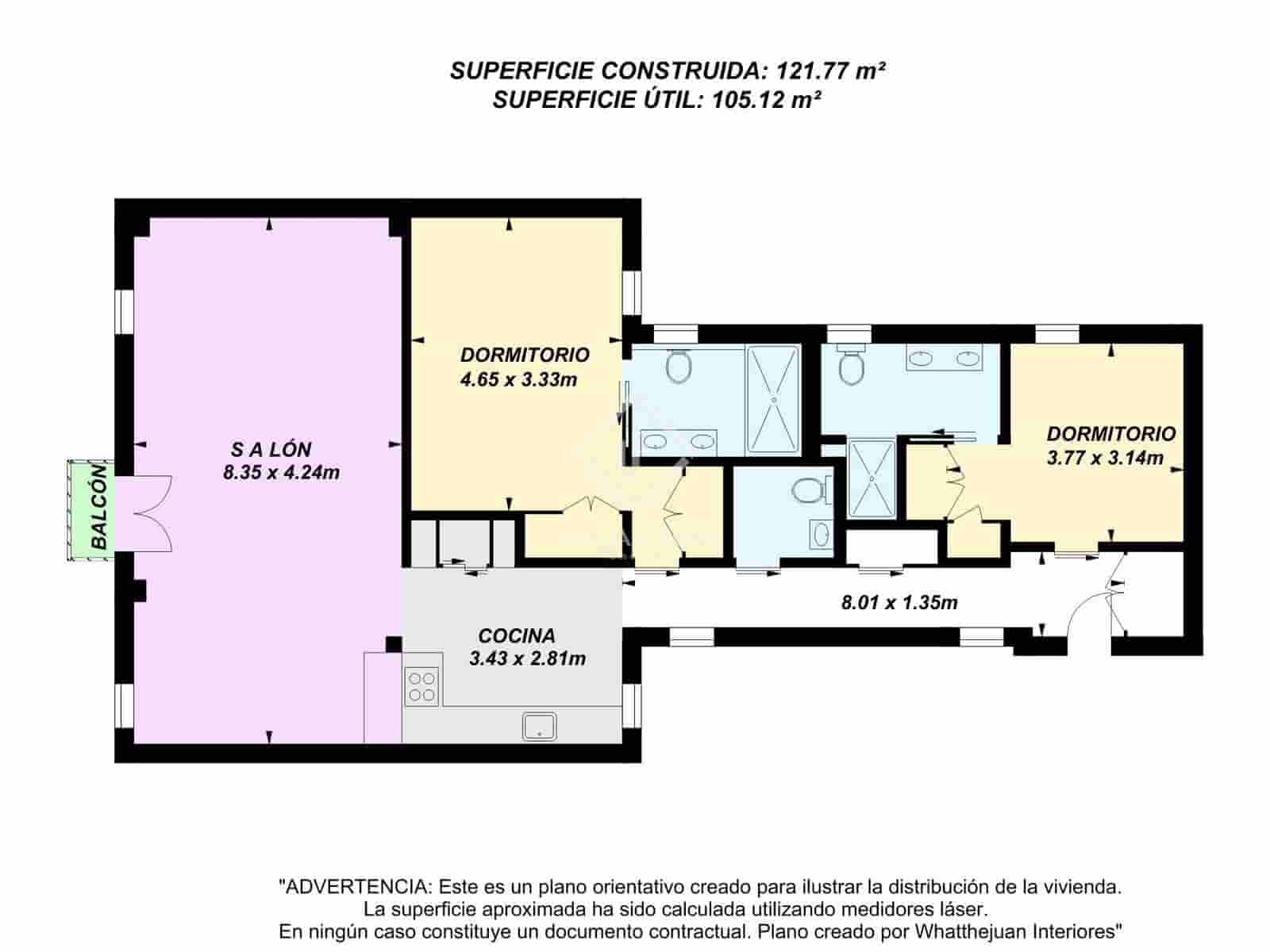 2 slaapkamer Appartement te koop in Madrid stad - € 1.595.000 (Ref: 9331726)