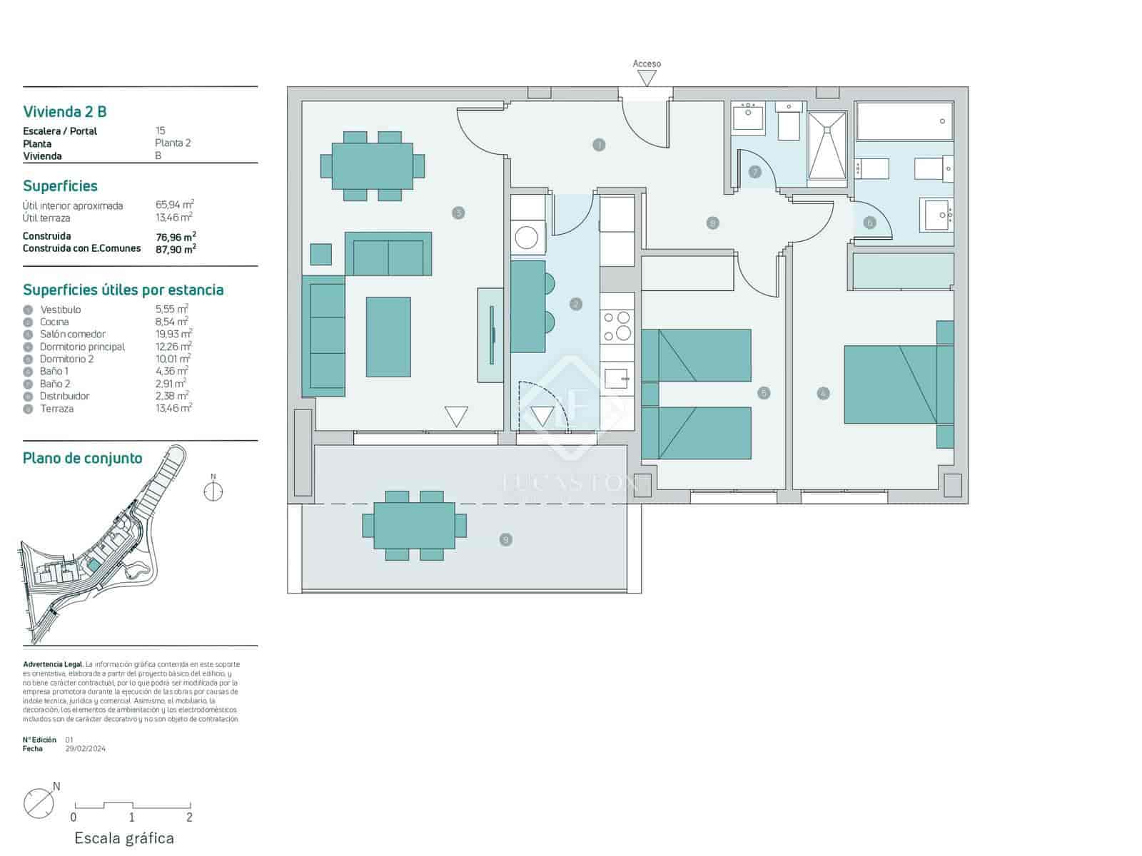 2 slaapkamer Appartement te koop in Almunecar met zwembad garage - € 303.000 (Ref: 9332736)