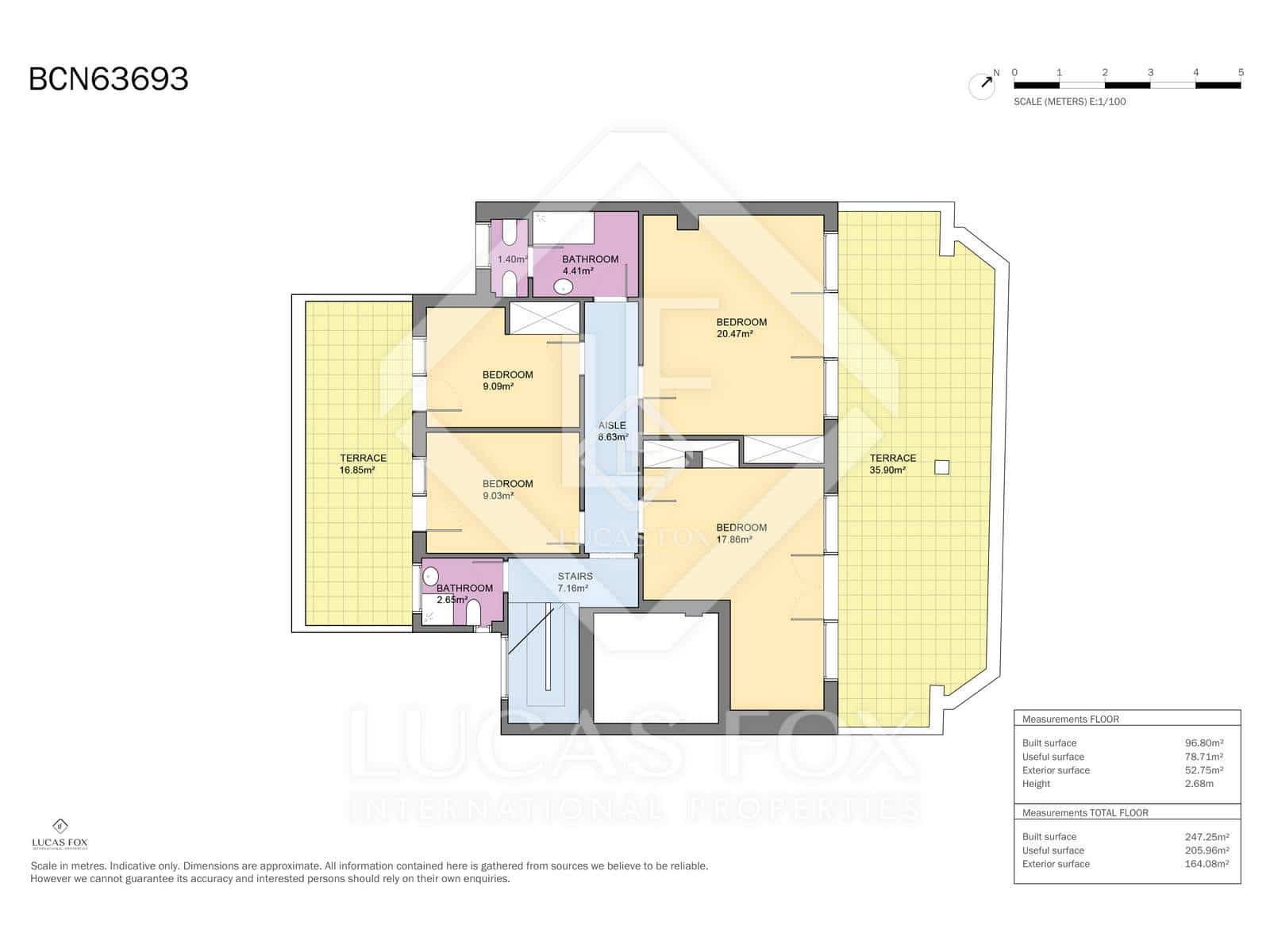 6 soveværelse Penthouse til salg i Barcelona by med swimmingpool garage - € 2.300.000 (Ref: 9332886)