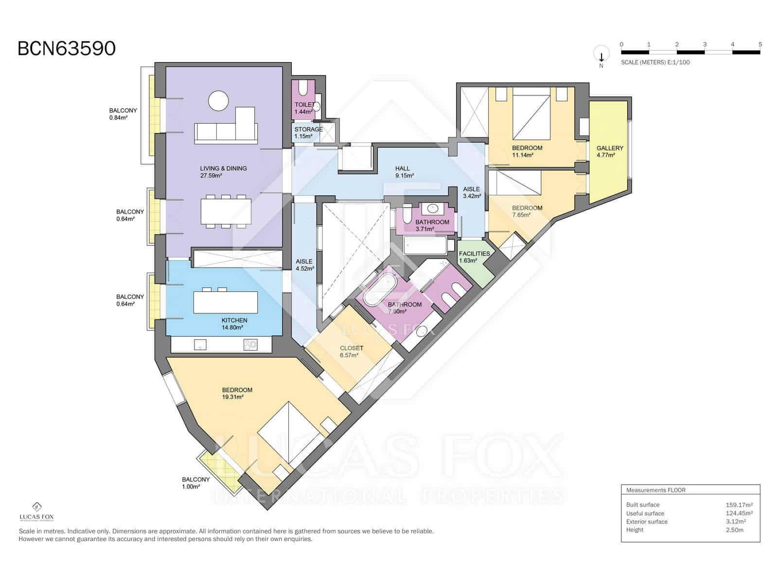 3 soverom Leilighet til salgs i Barcelona by - € 2 500 000 (Ref: 9340082)