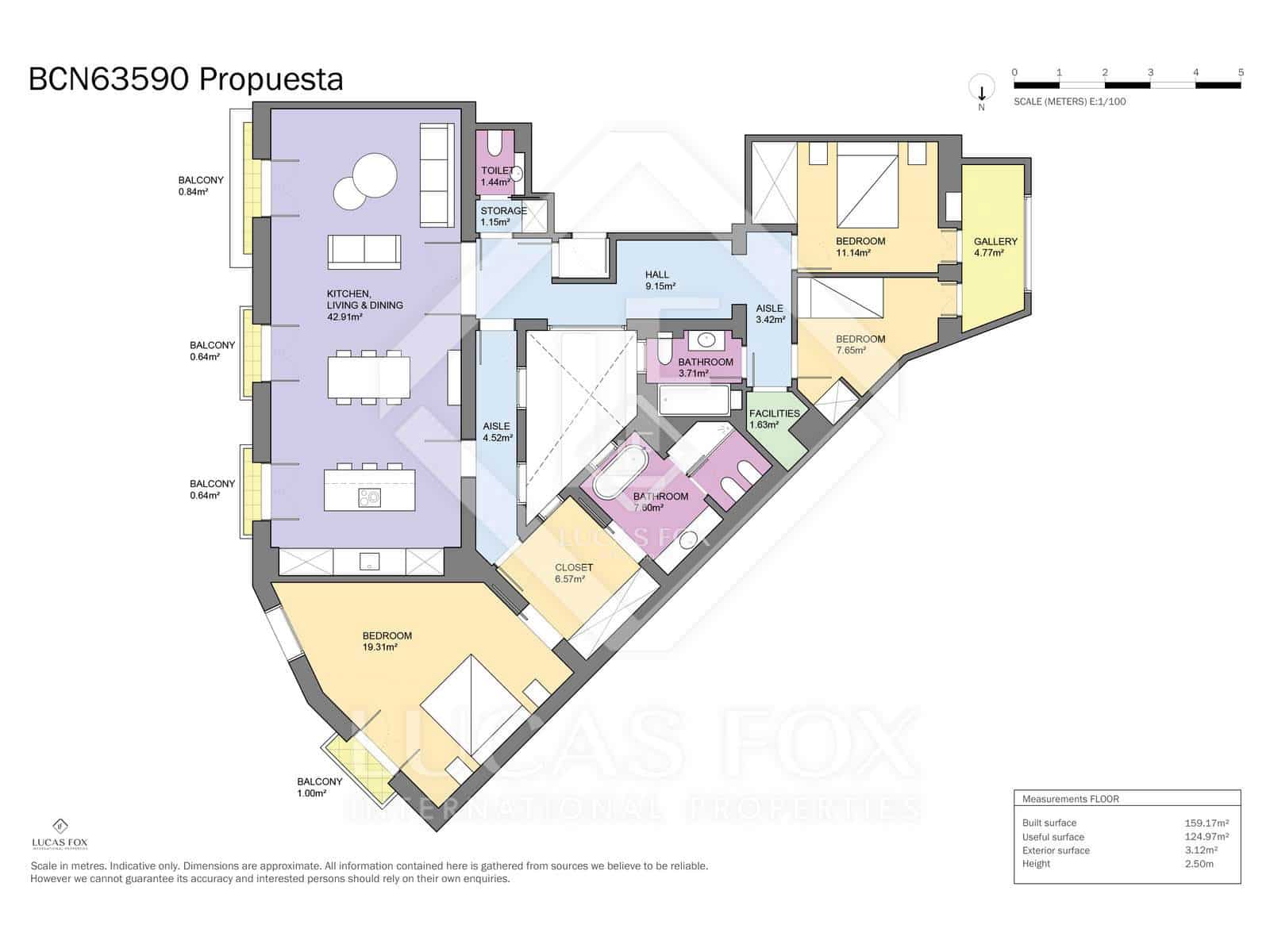 3 soverom Leilighet til salgs i Barcelona by - € 2 500 000 (Ref: 9340082)