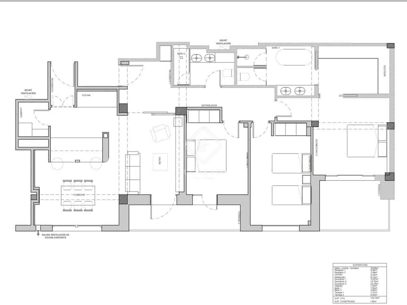 3 slaapkamer Appartement te koop in Madrid stad met garage - € 1.225.000 (Ref: 9340086)