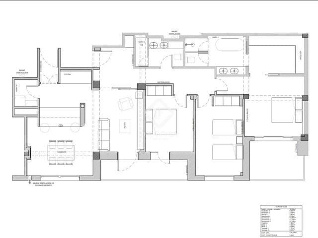 3 soverom Leilighet til salgs i Madrid by med garasje - € 1 225 000 (Ref: 9340086)