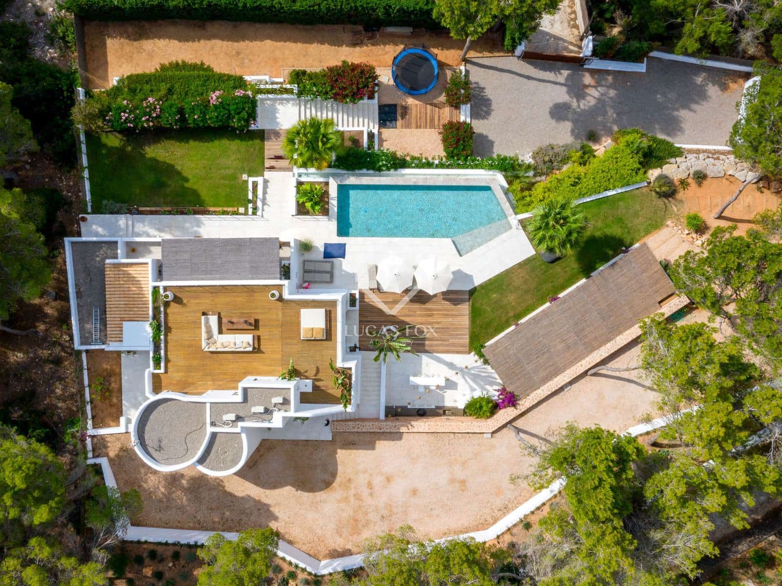 6 chambre Villa/Maison à vendre à Es Cubells avec piscine garage - 4 850 000 € (Ref: 9340260)