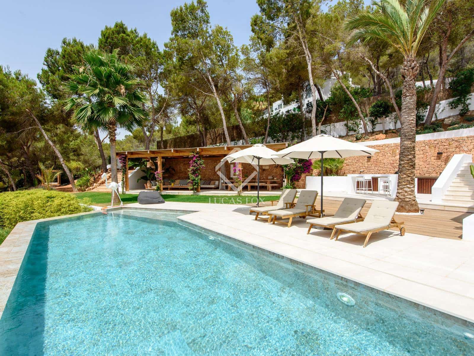 6 chambre Villa/Maison à vendre à Es Cubells avec piscine garage - 4 850 000 € (Ref: 9340260)