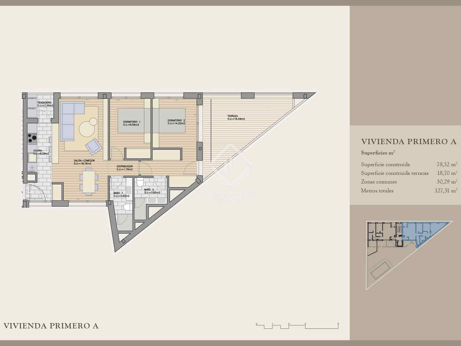 2 chambre Appartement à vendre à Madrid ville avec piscine garage - 717 000 € (Ref: 9345656)