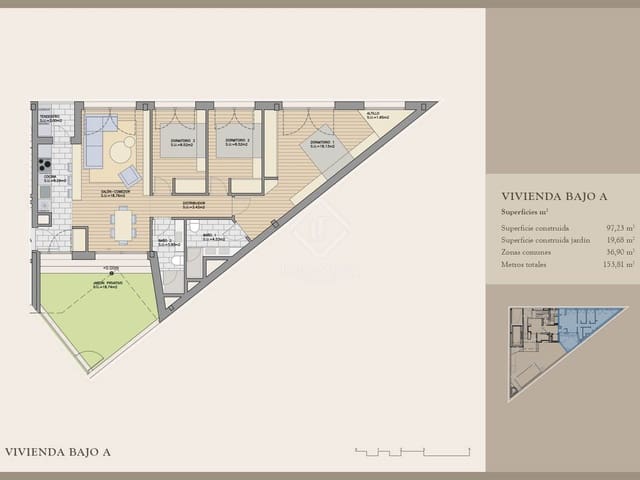 3 sovrum Lägenhet till salu i Madrid stad med pool garage - 790 000 € (Ref: 9345660)