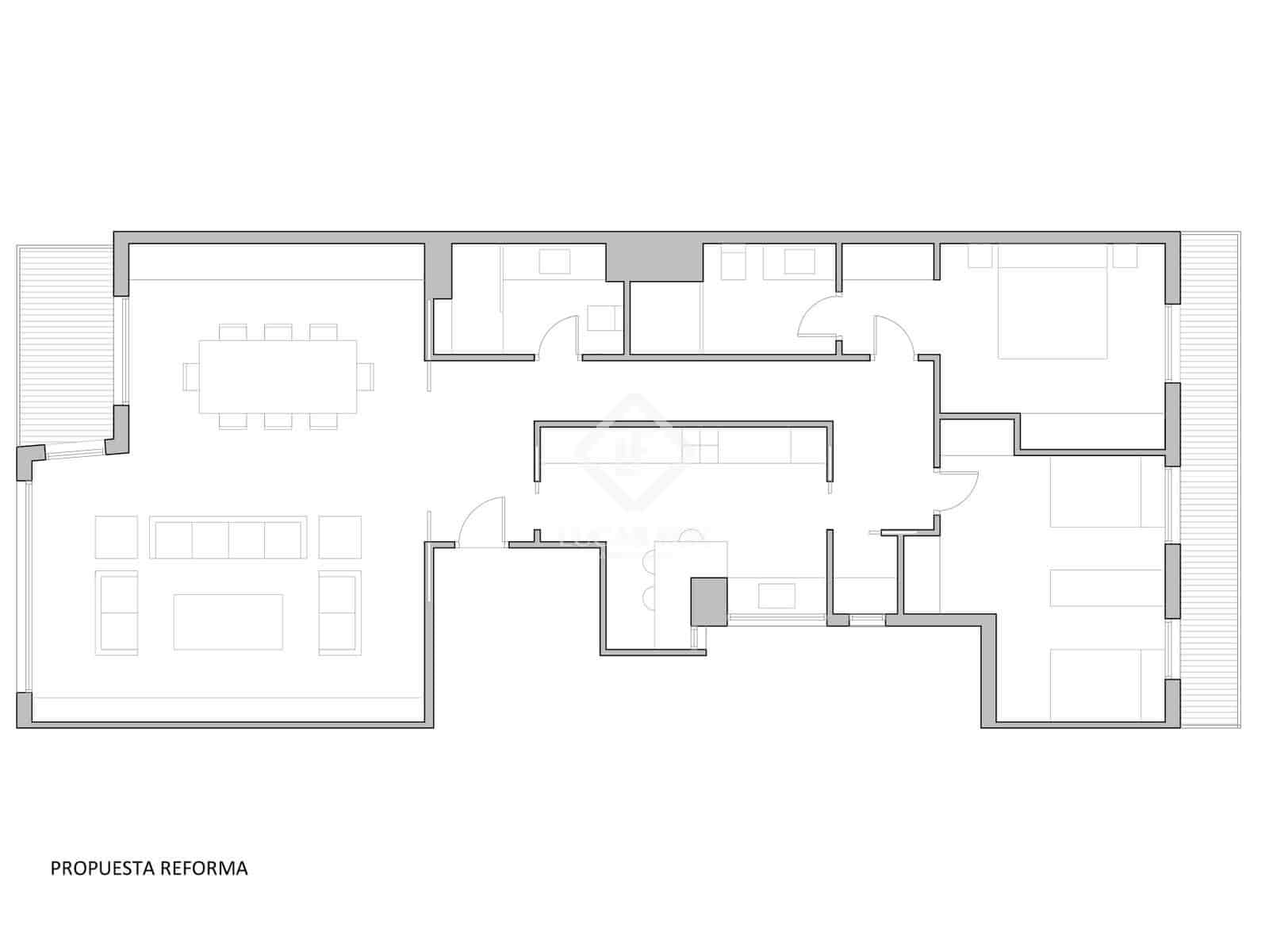 3 camera da letto Appartamento in vendita in Valencia citta con garage - 665.000 € (Rif: 9347977)