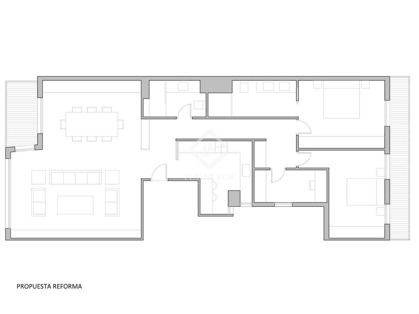 3 camera da letto Appartamento in vendita in Valencia citta con garage - 665.000 € (Rif: 9347977)