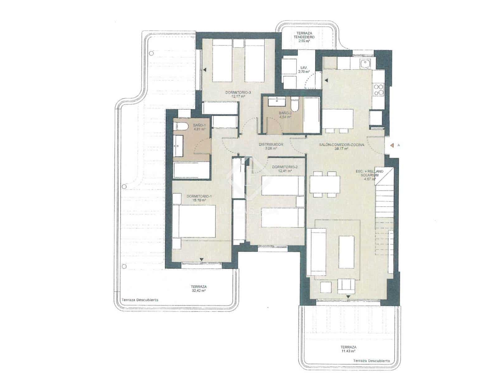 3 chambre Appartement à vendre à Estepona avec garage - 899 000 € (Ref: 9347979)