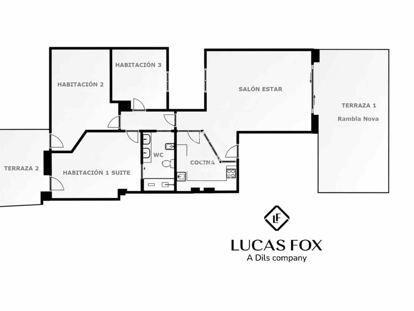 3 sypialnia Penthouse na sprzedaż w Miasto Tarragona z garażem - 570 000 € (Ref: 9349990)