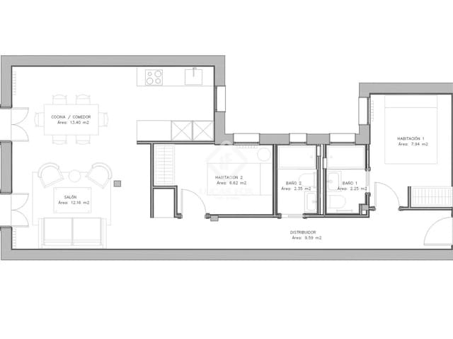 2 bedroom Apartment for sale in Lista, Madrid city - € 1,120,000 (Ref: 9352891)