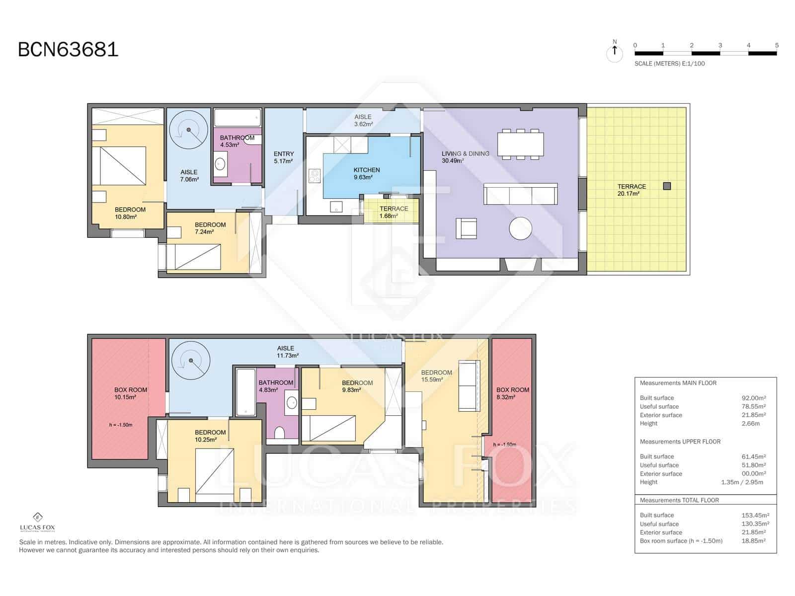 5 soverom Penthouse til salgs i Barcelona by med garasje - € 660 000 (Ref: 9357479)