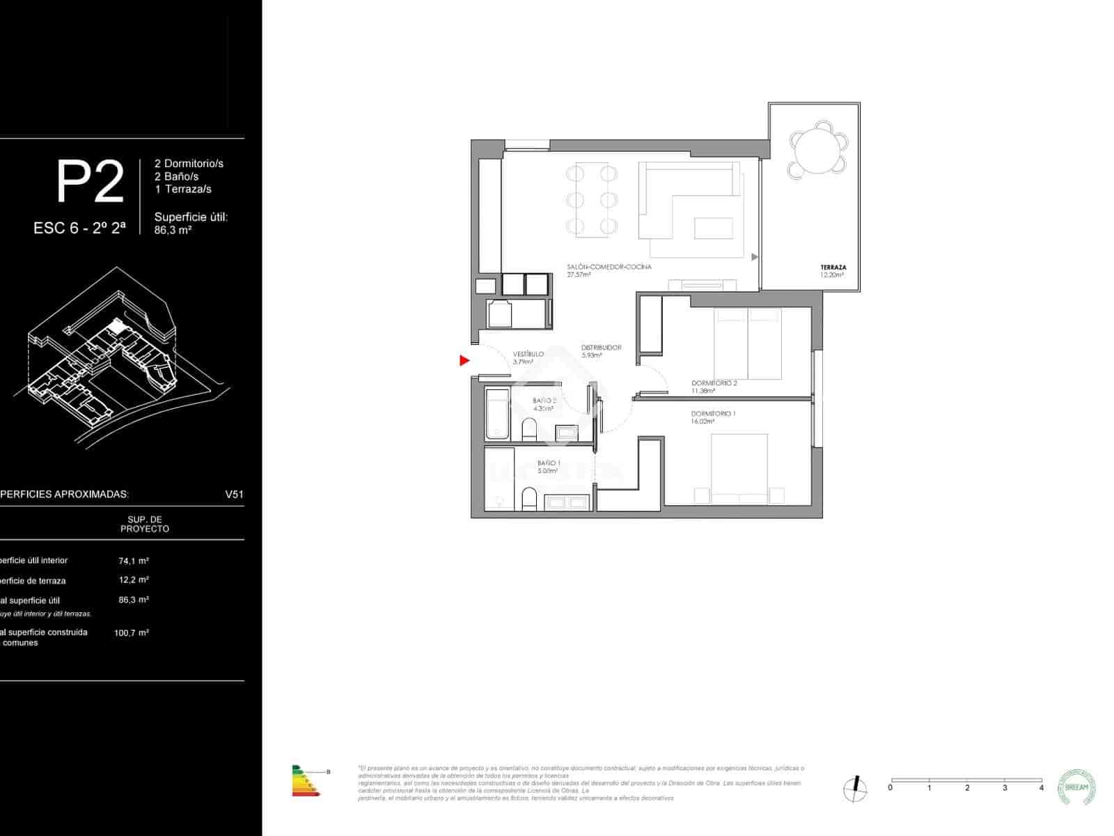 2 soverom Leilighet til salgs i Cubelles med garasje - € 415 000 (Ref: 9357604)