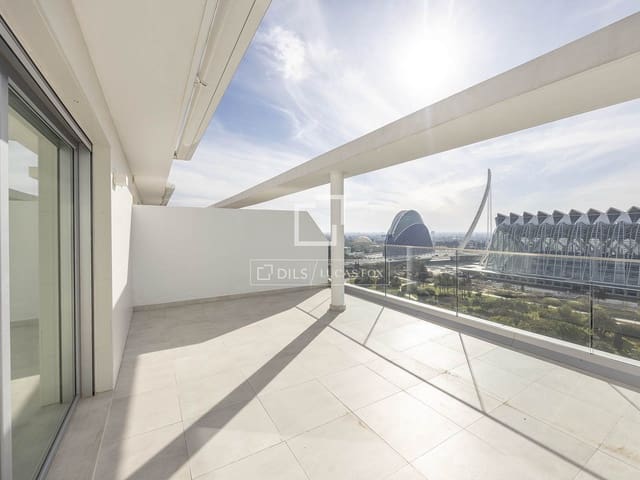 3 Zimmer Penthouse zu vermieten in València Stadt mit Garage - 4.500 € (Ref: 9360895)