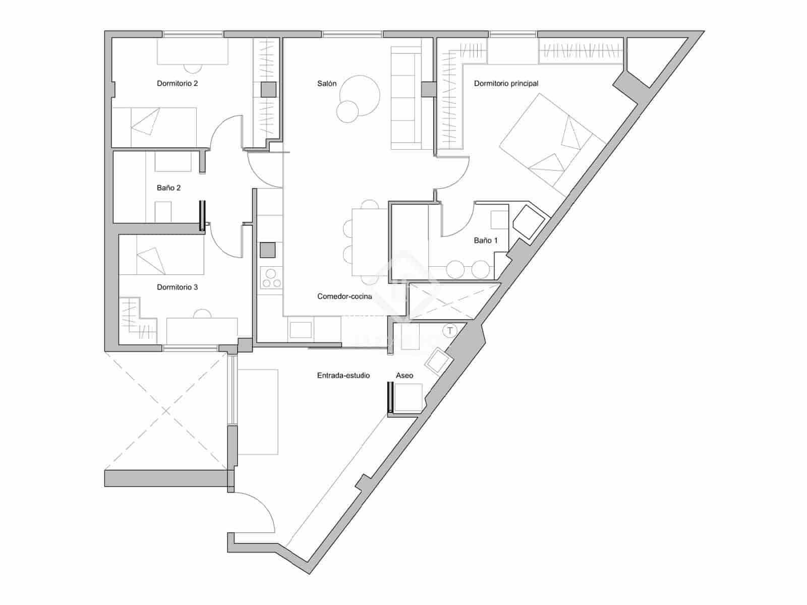 3 soverom Leilighet til salgs i Valencia by - € 680 000 (Ref: 9360896)