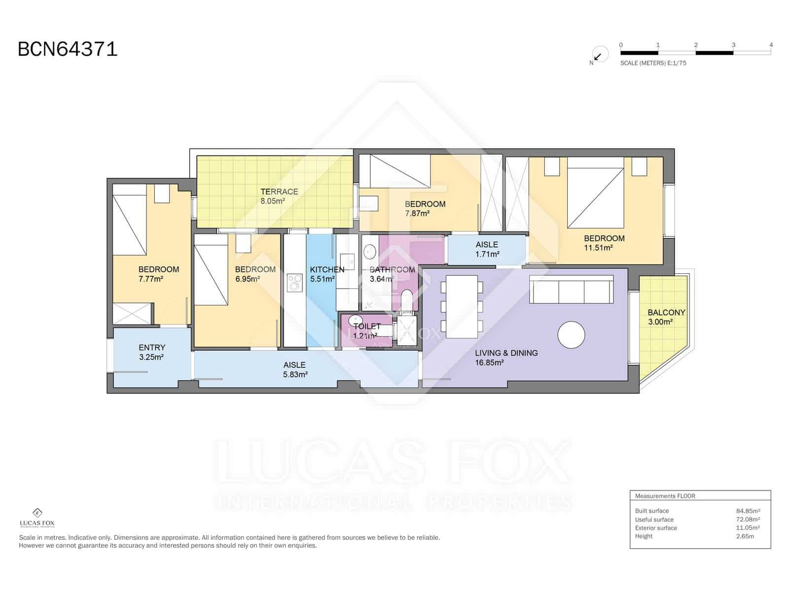 4 camera da letto Appartamento in vendita in Barcelona citta - 529.000 € (Rif: 9378100)