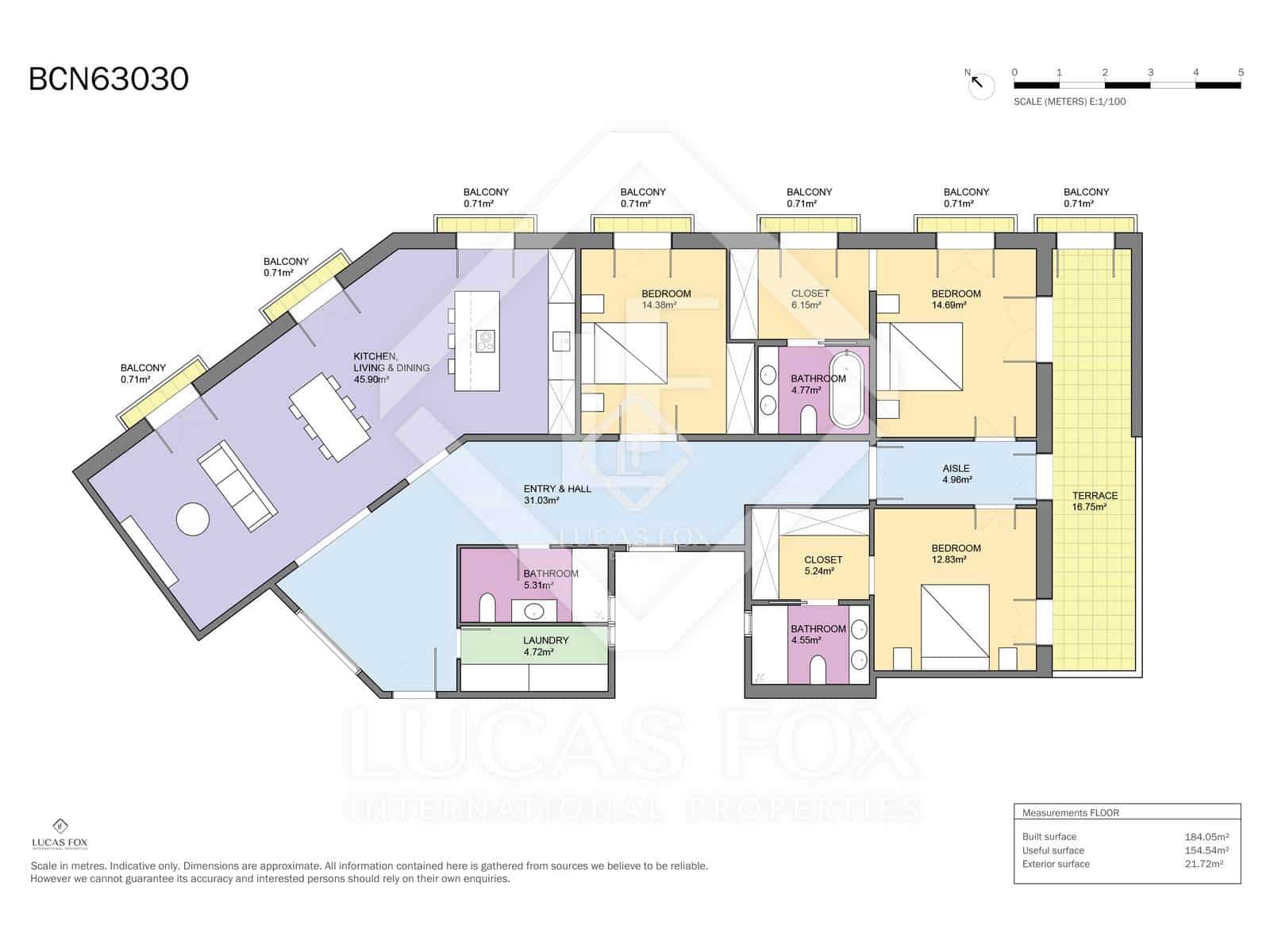 3 soveværelse Penthouse til salg i Barcelona by - € 2.100.000 (Ref: 9383530)