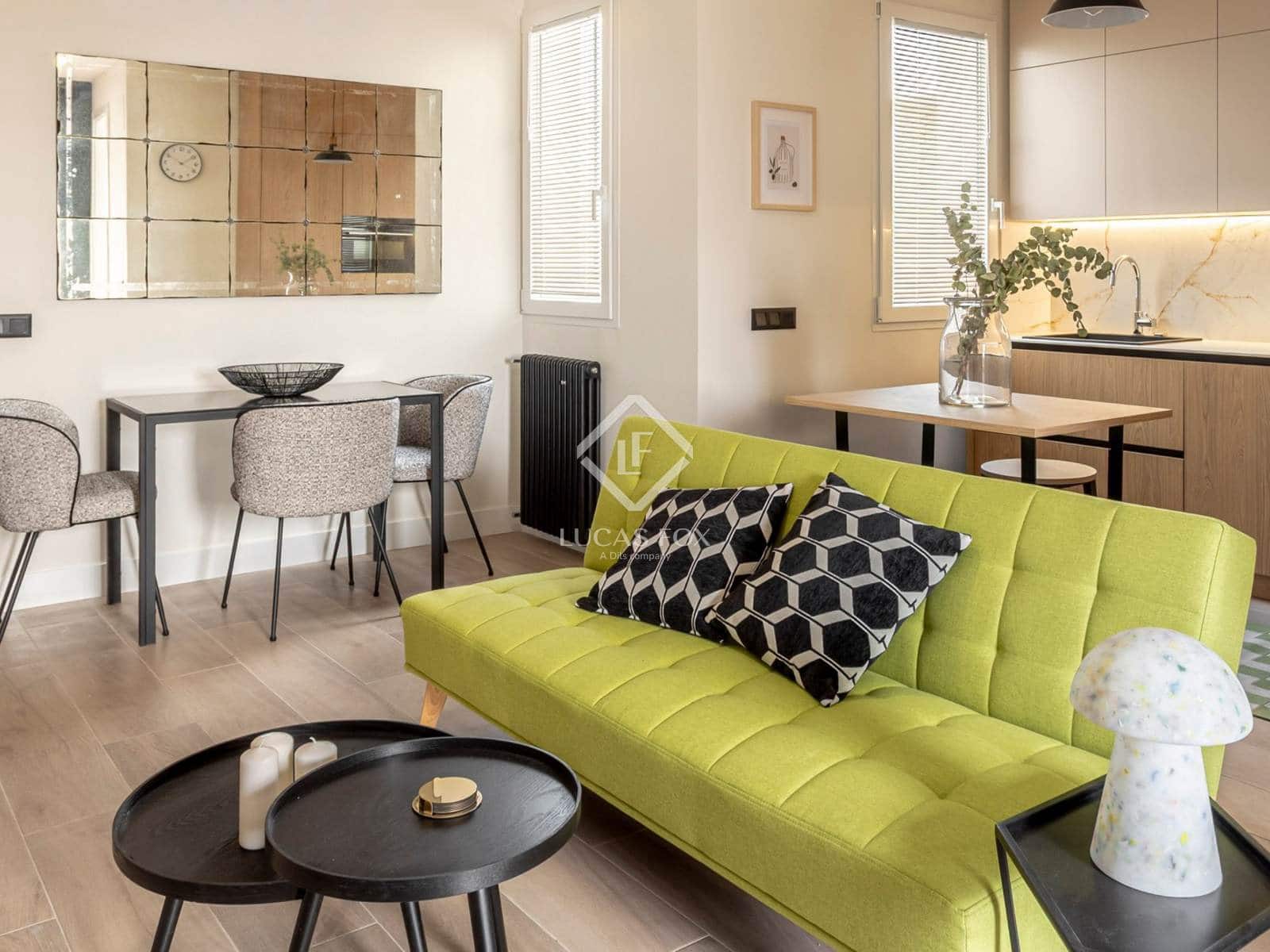 Apartamento de 1 habitación en Madrid ciudad en alquiler - 2.300 € (Ref: 9383976)